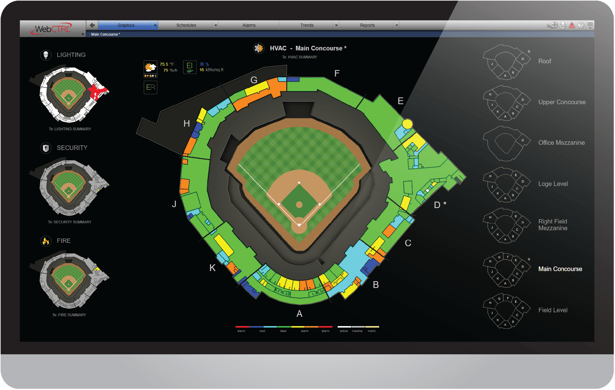 WebCTRL Baseball Stadium