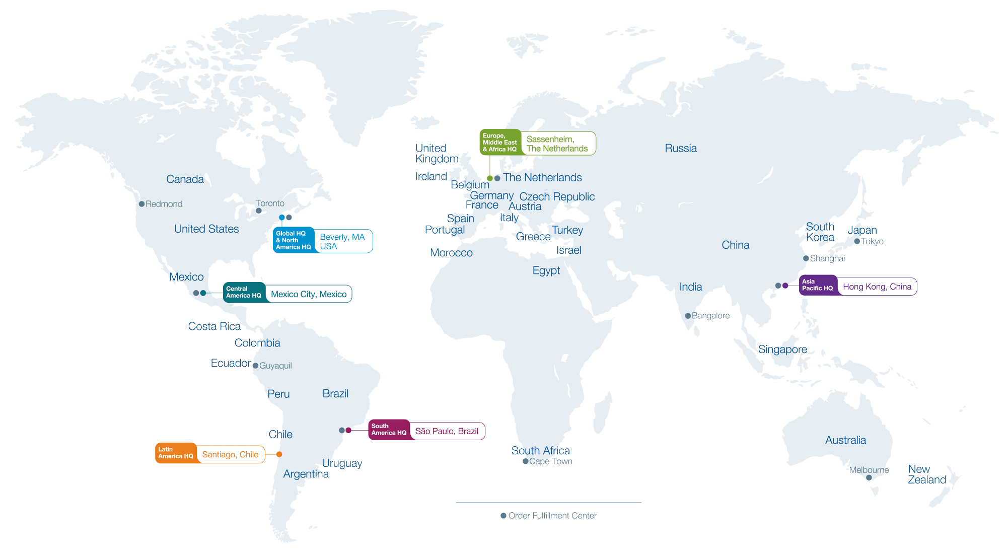 Sensitech Global Map