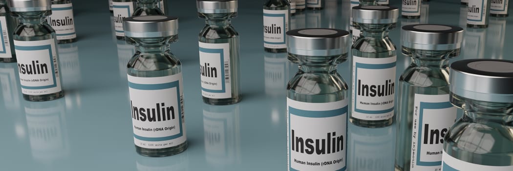 Vials of insulin