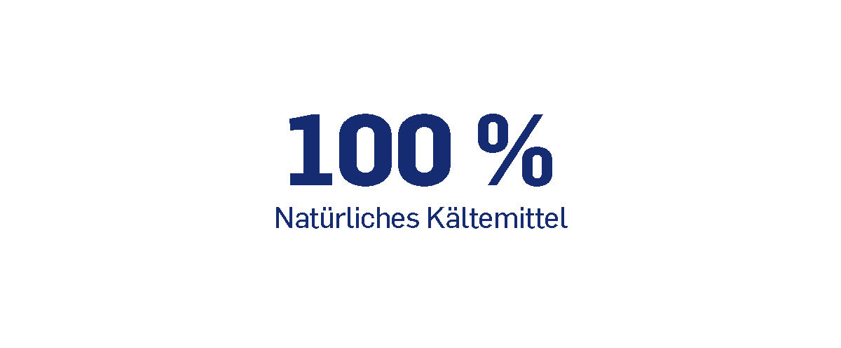 100 % Natürliches Kältemittel