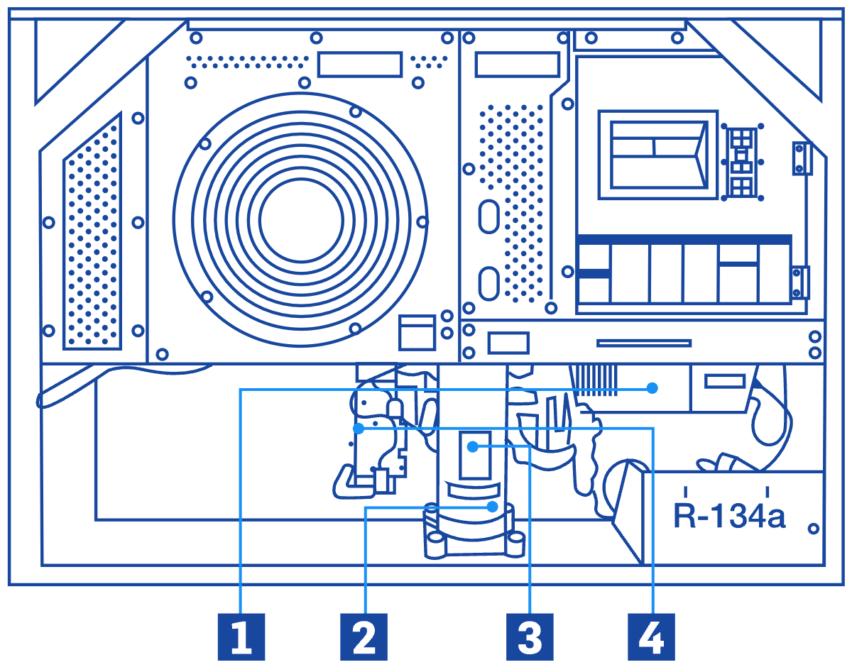 Carrier OptimaLINE technology upgrades diagram
