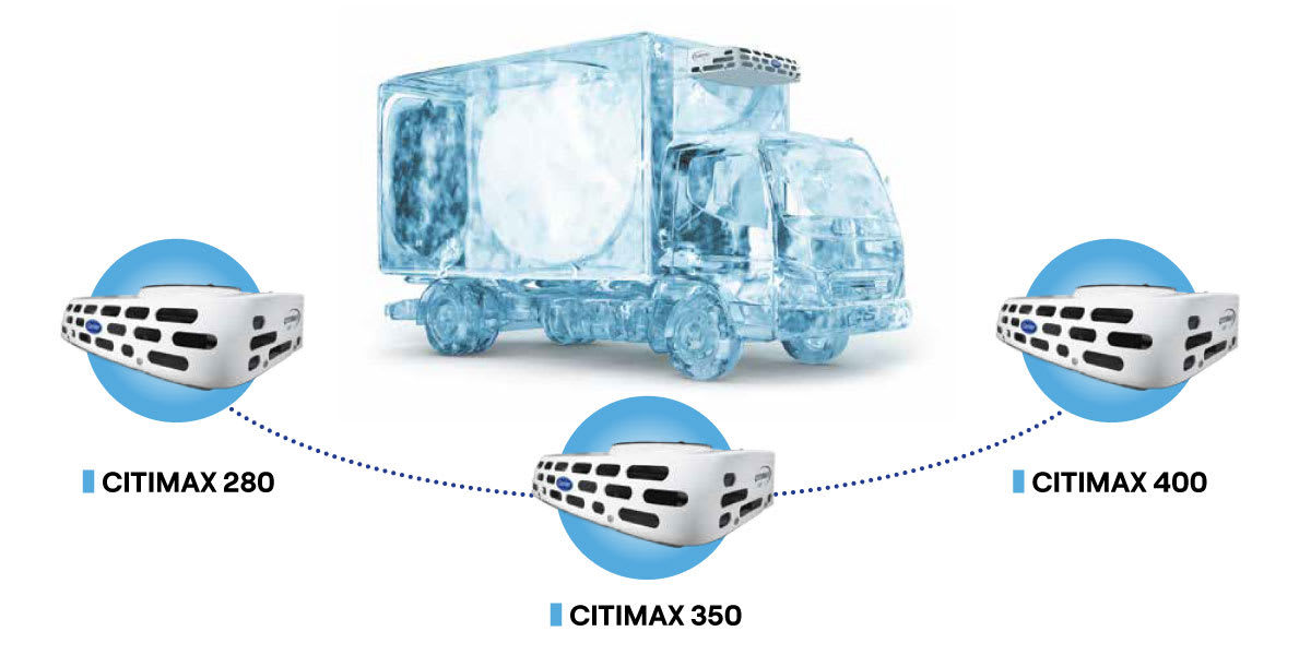 Carrier Citimax Truck Refrigeration Unit range Carrier Citimax Truck Refrigeration Unit range
