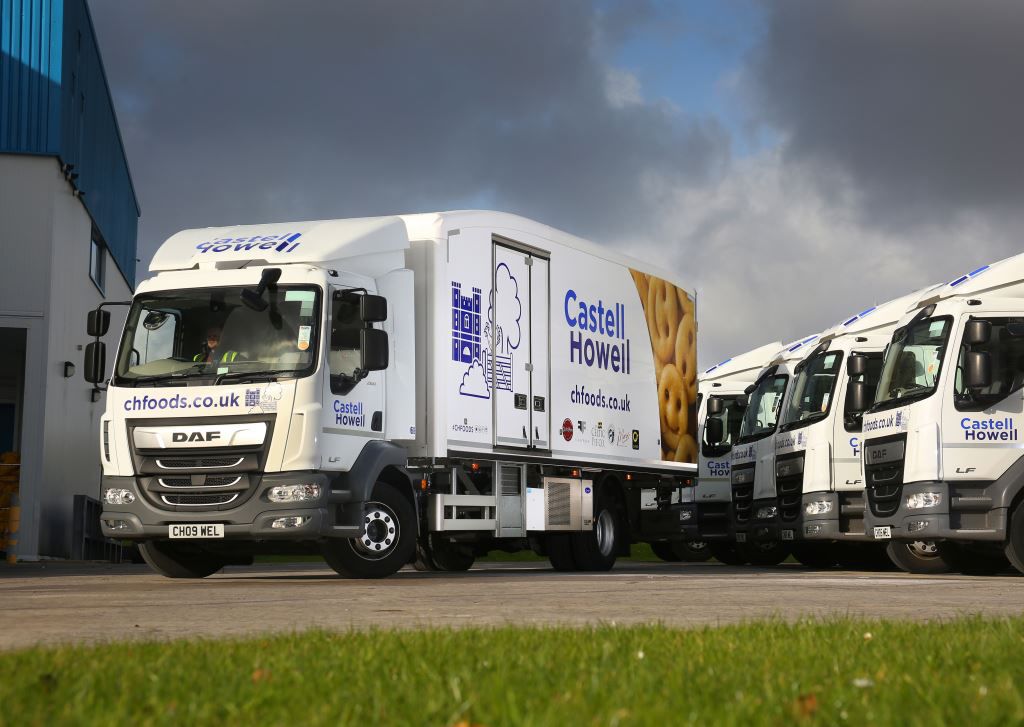Carrier Transicold ECO-DRIVE unit on Castell Howell truck Carrier Transicold ECO-DRIVE unit on Castell Howell truck